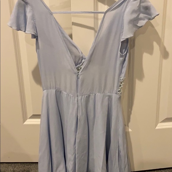 Baby blue crotchet romper - Picture 2 of 2